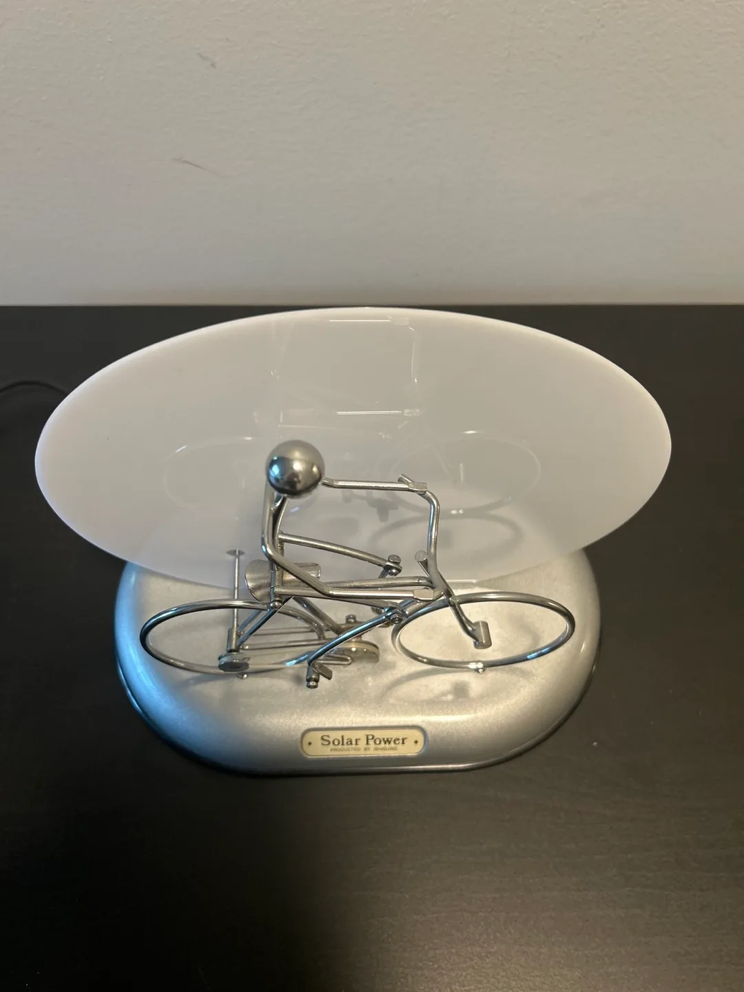 Solar Power Bicycle Desk Lamp image indicator(2)