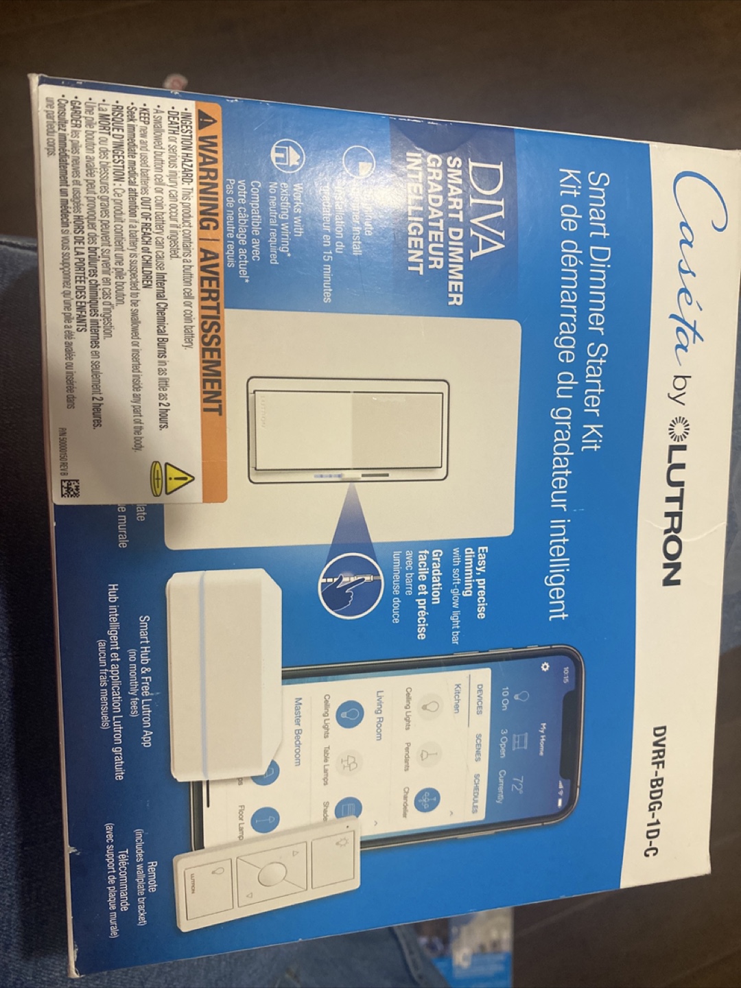 Lutron Caseta DIVA smart Dimmer Starter Kit
