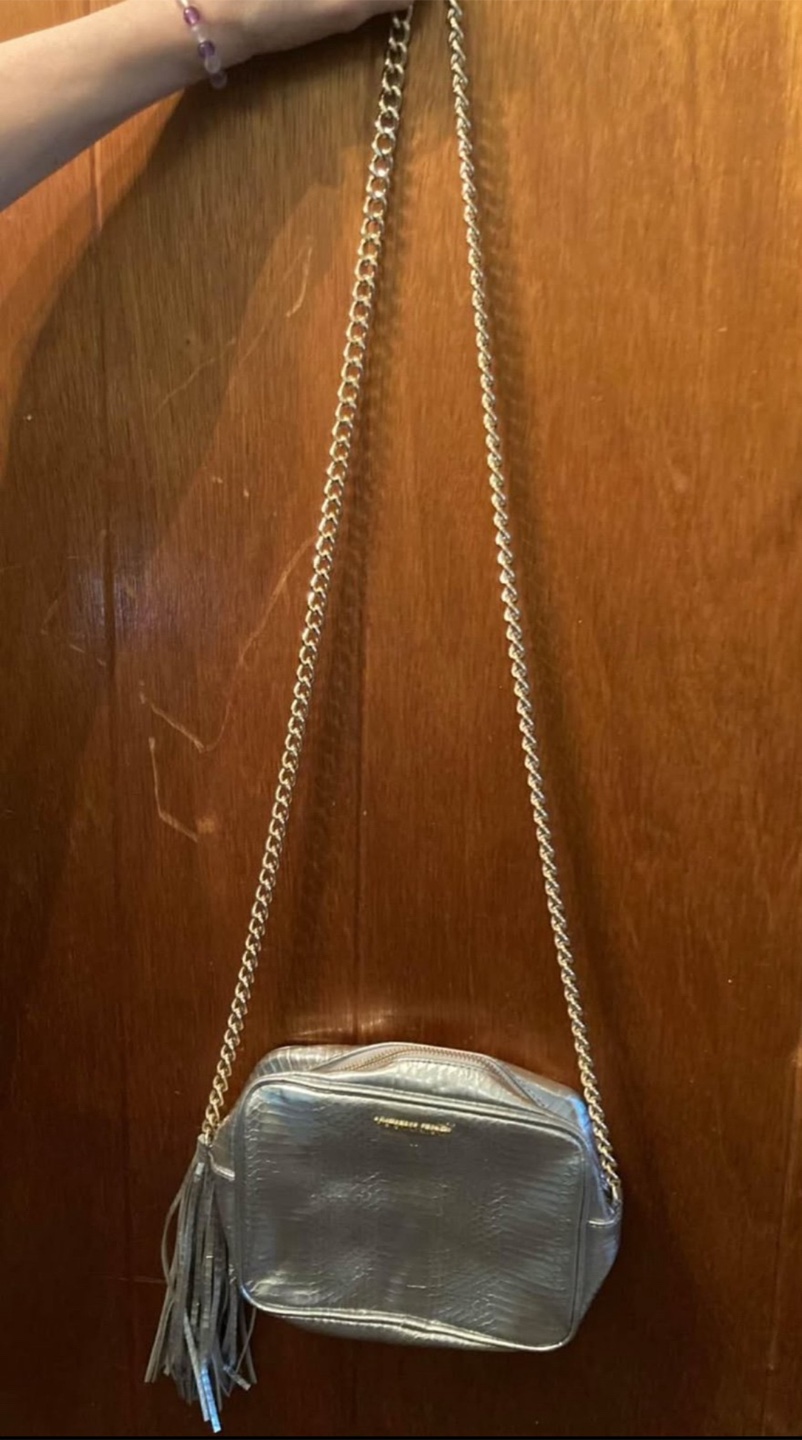 Victoria's Secret Silver Crossbody Bag