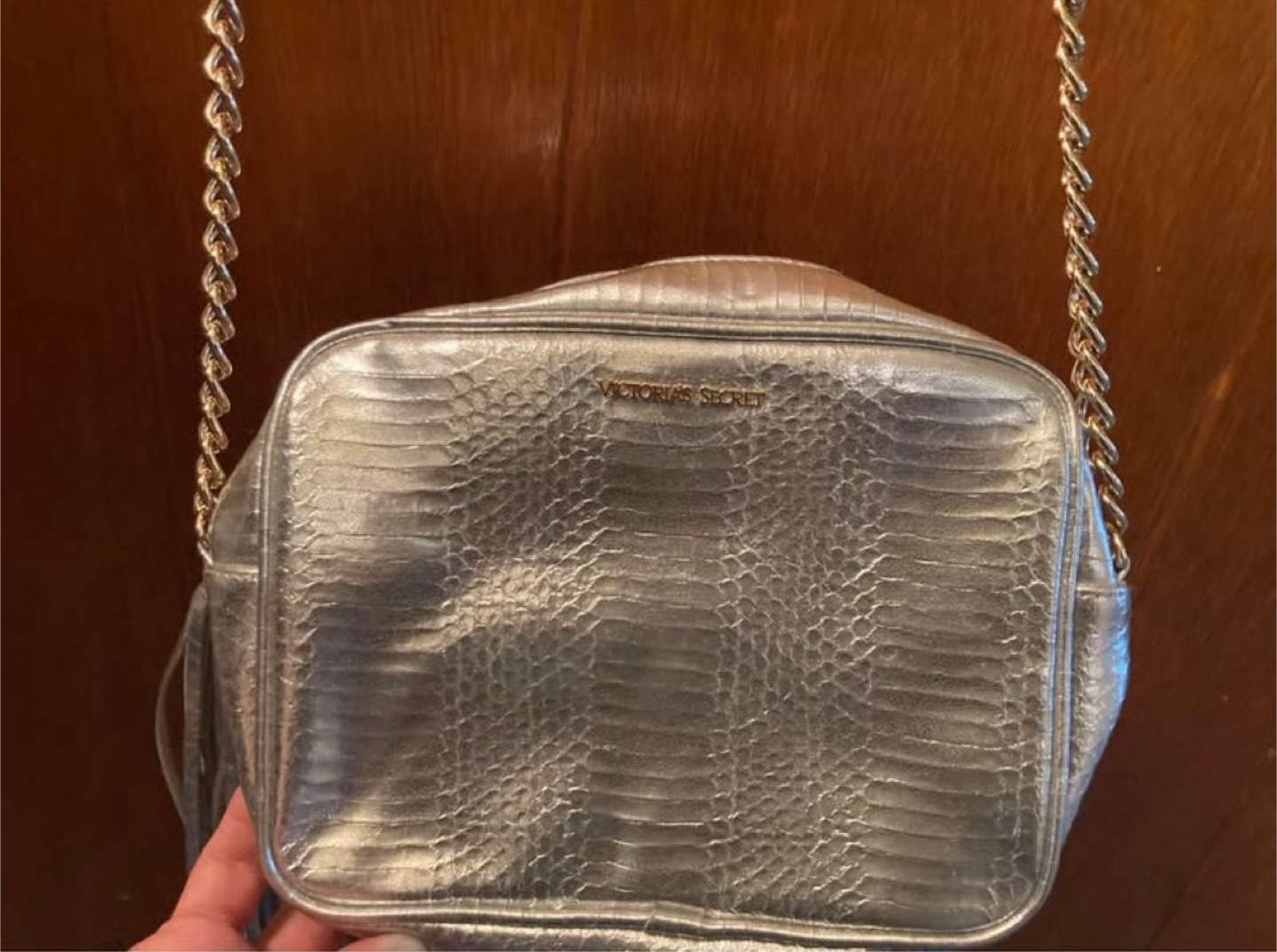 Victoria's Secret Silver Crossbody Bag - photo 3