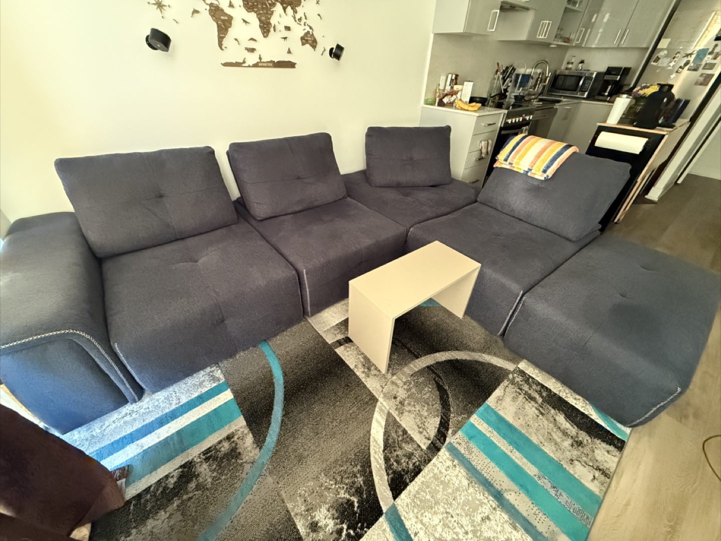 Strutube Dark Grey Sectional Sofa - photo 3