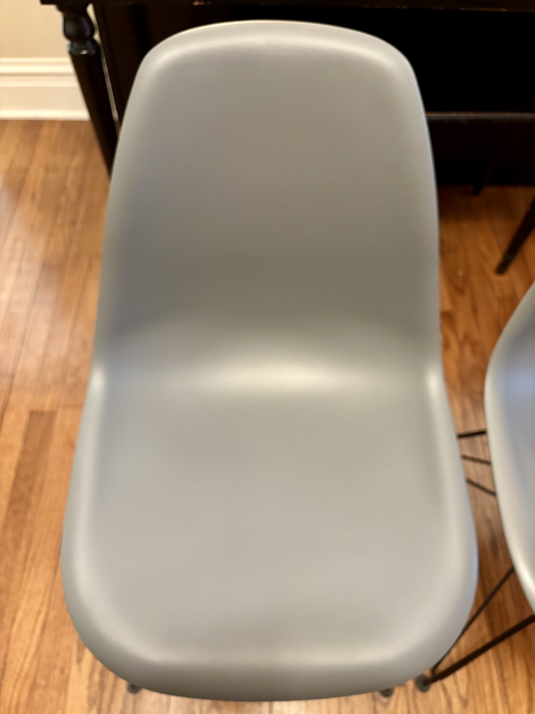 Eames Style Molded Plastic Dining Chairs - Set of 2 - photo 4