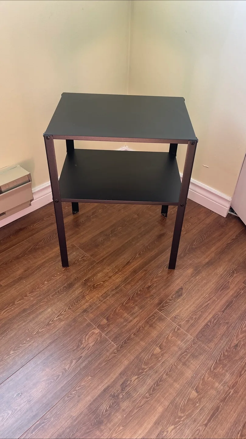 Black Metal Side Table thumbnail