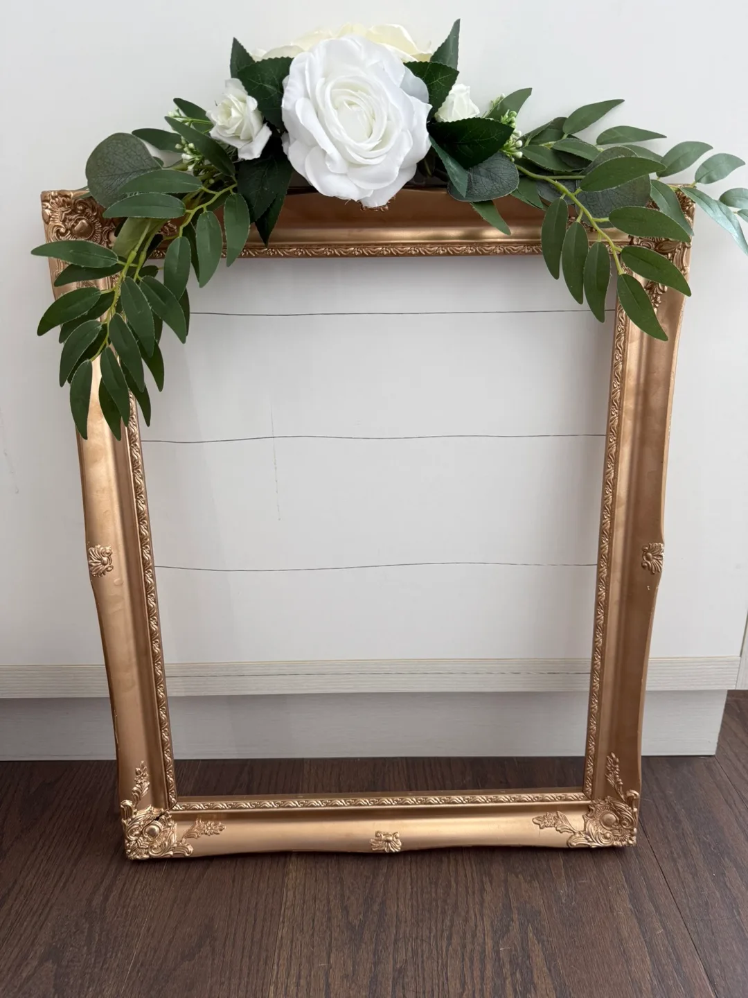 Gold Wooden Polaroid Wire Hanging Frame thumbnail