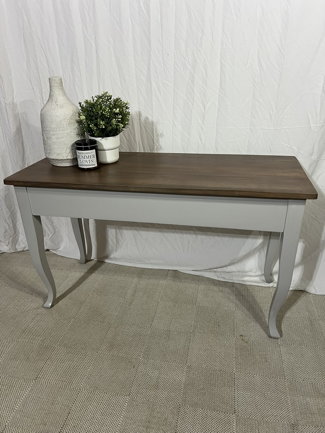 Storage Bench -Refinished/ Solid Wood