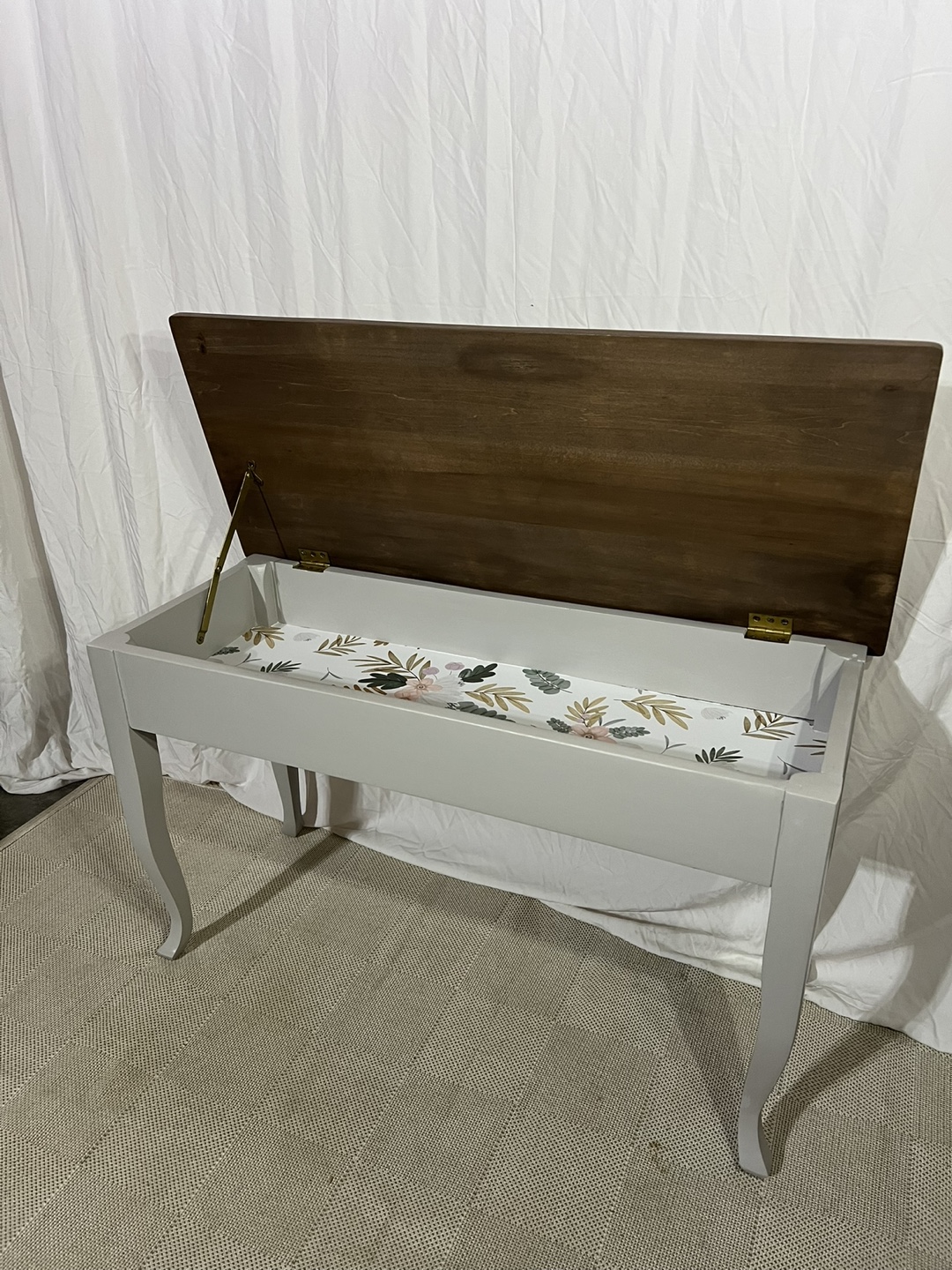 Storage Bench -Refinished/ Solid Wood - photo 3