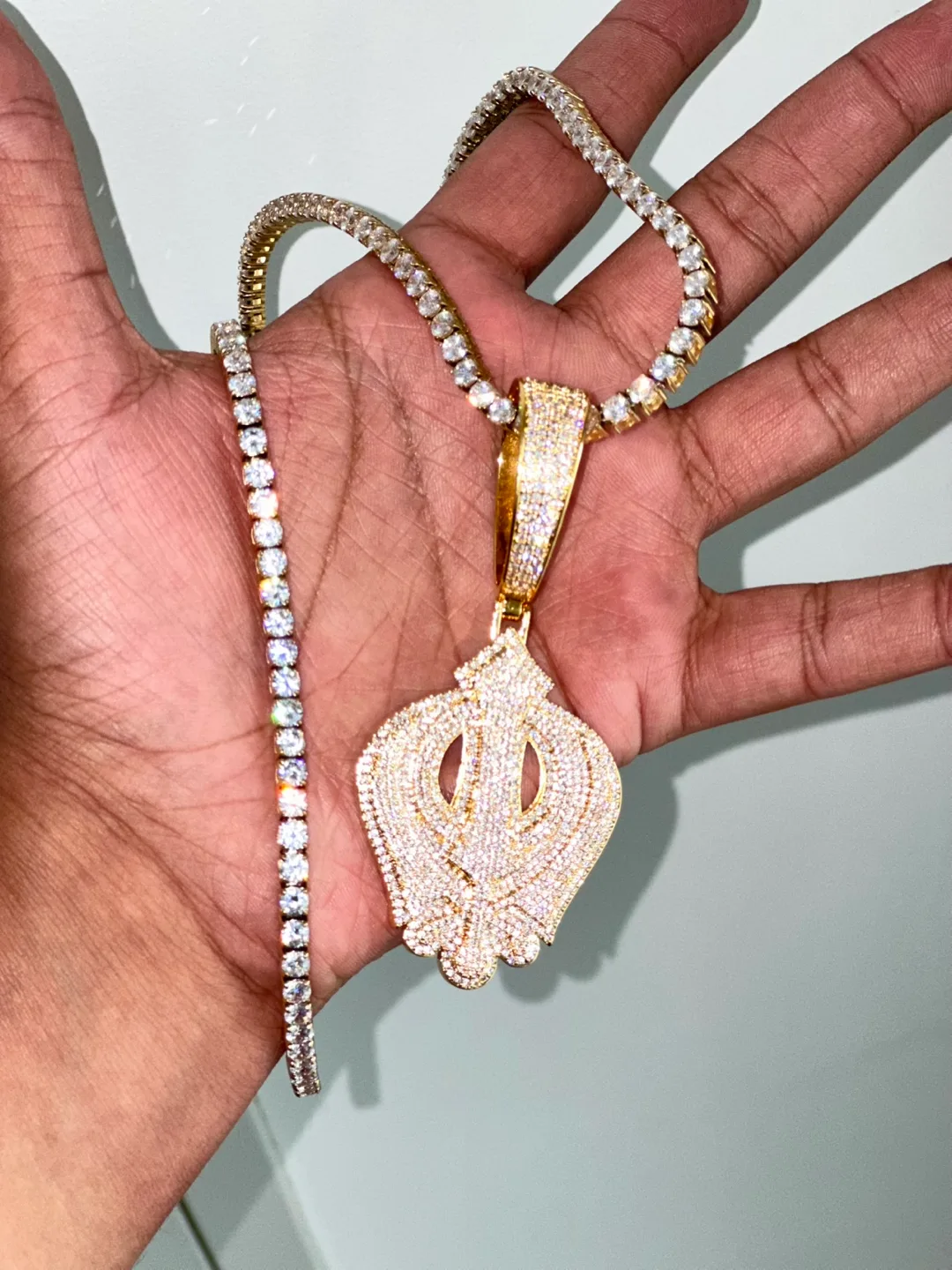 Tennis chain, Natural Zircons Pendant and Bracelet image indicator(2)