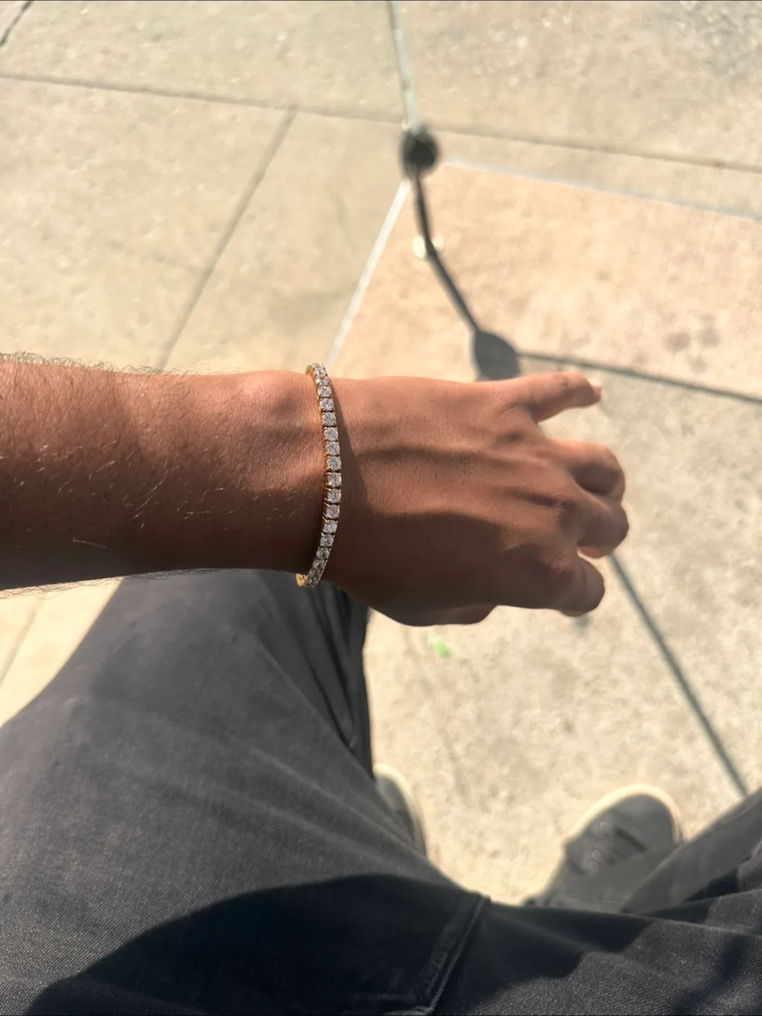 Tennis chain, Natural Zircons Pendant and Bracelet image indicator(4)