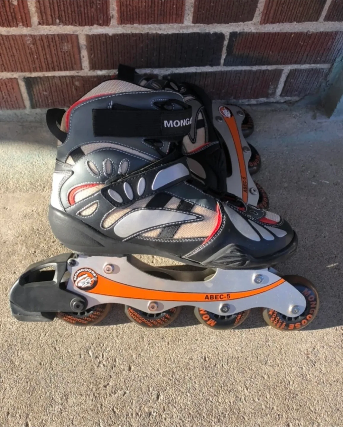 New Mongoose Inline Skates ABEC-5, Size 8 thumbnail