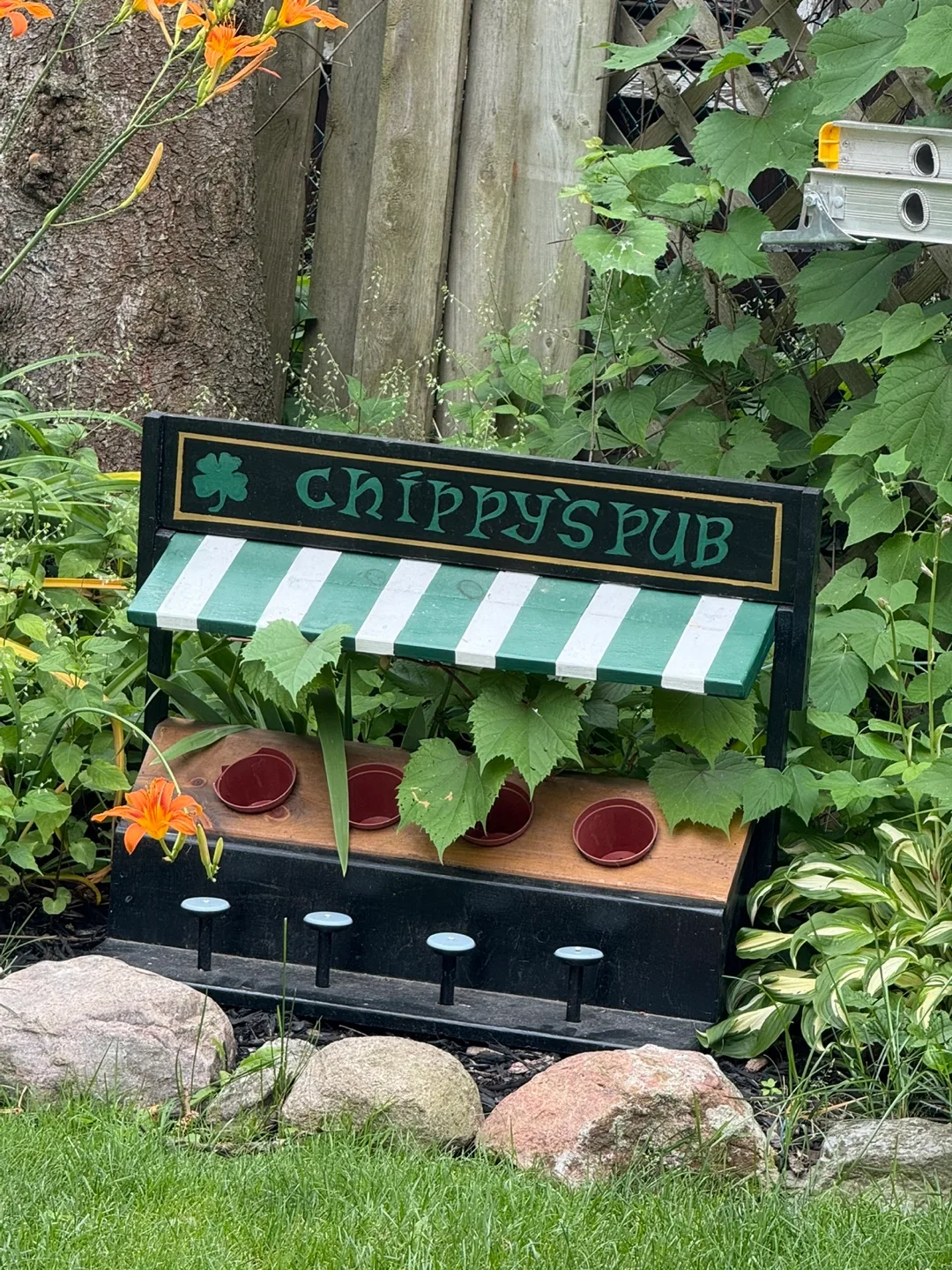 Handmade Chippy's Pub Wooden Peanut Bar thumbnail