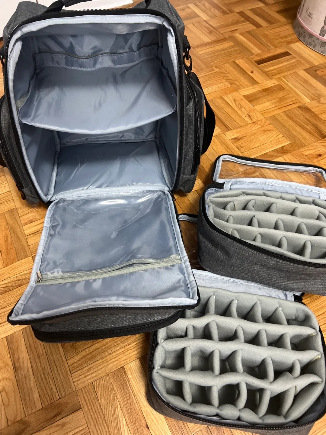 BAFASO Grey Camera Backpack thumbnail