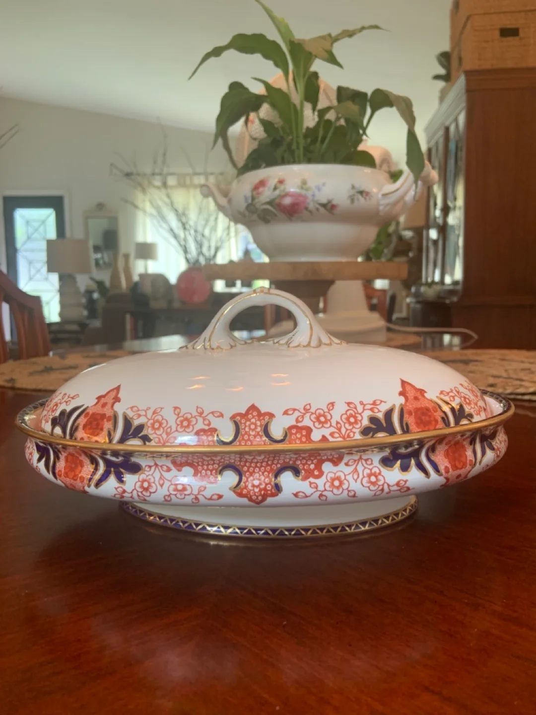 Antique Royal Crown Derby Soup/Veggie Bowl thumbnail