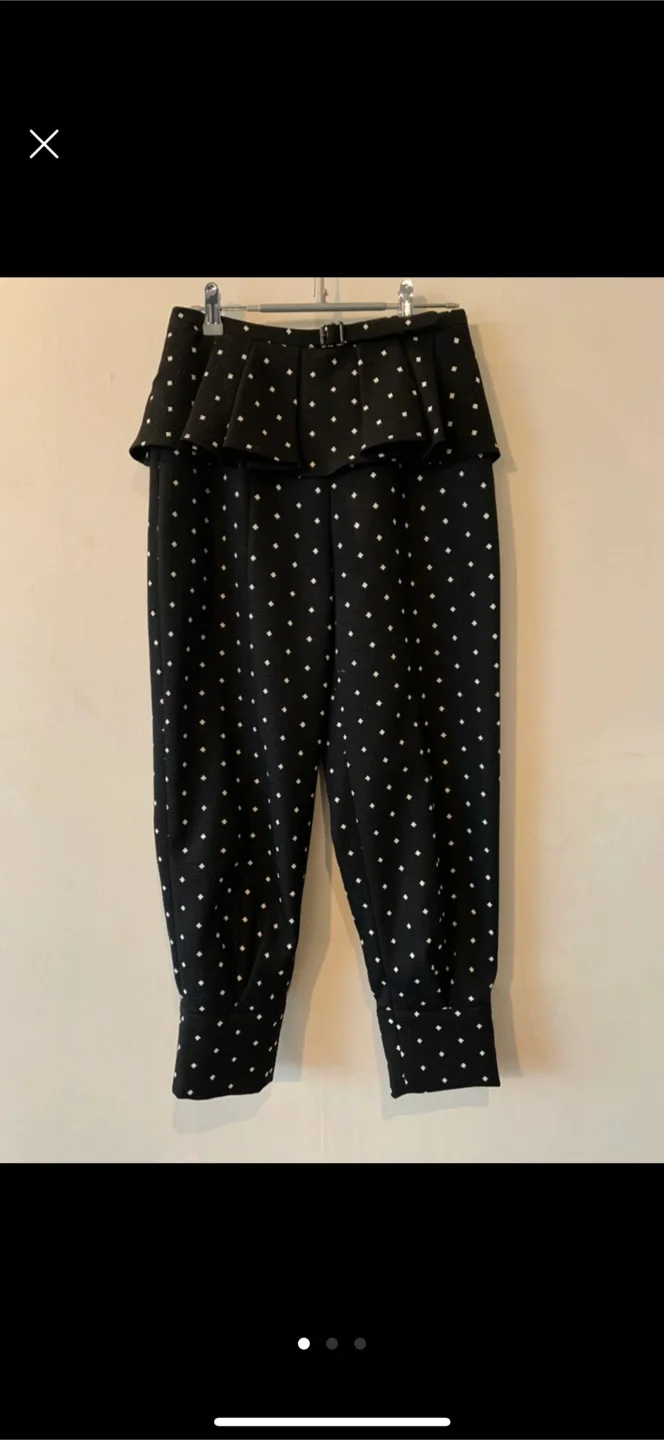 Black & White Patterned Pants thumbnail
