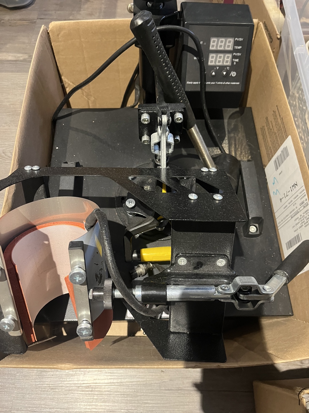 Heat press machine