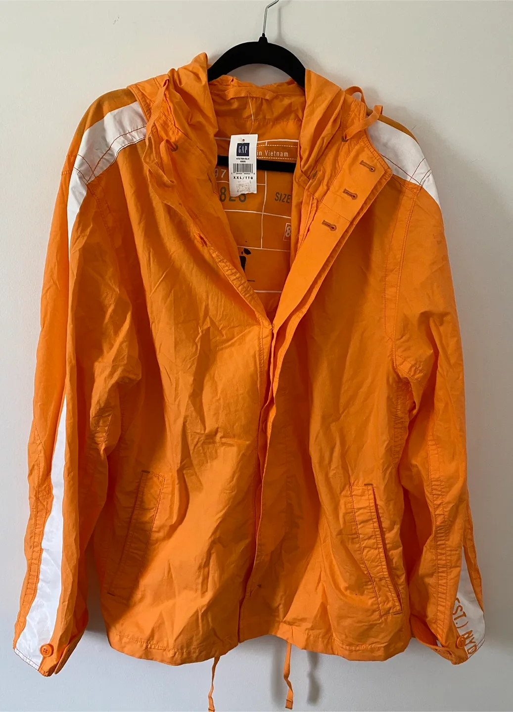 GAP Orange Windbreaker Jacket thumbnail