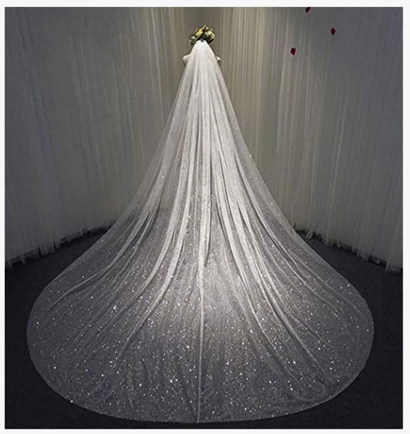 Wedding Veil - Sparkling White thumbnail