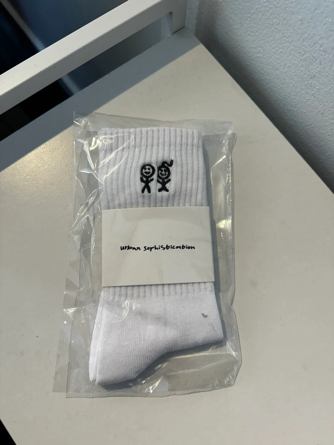 Urban Sophistication Socks in Snow - New thumbnail