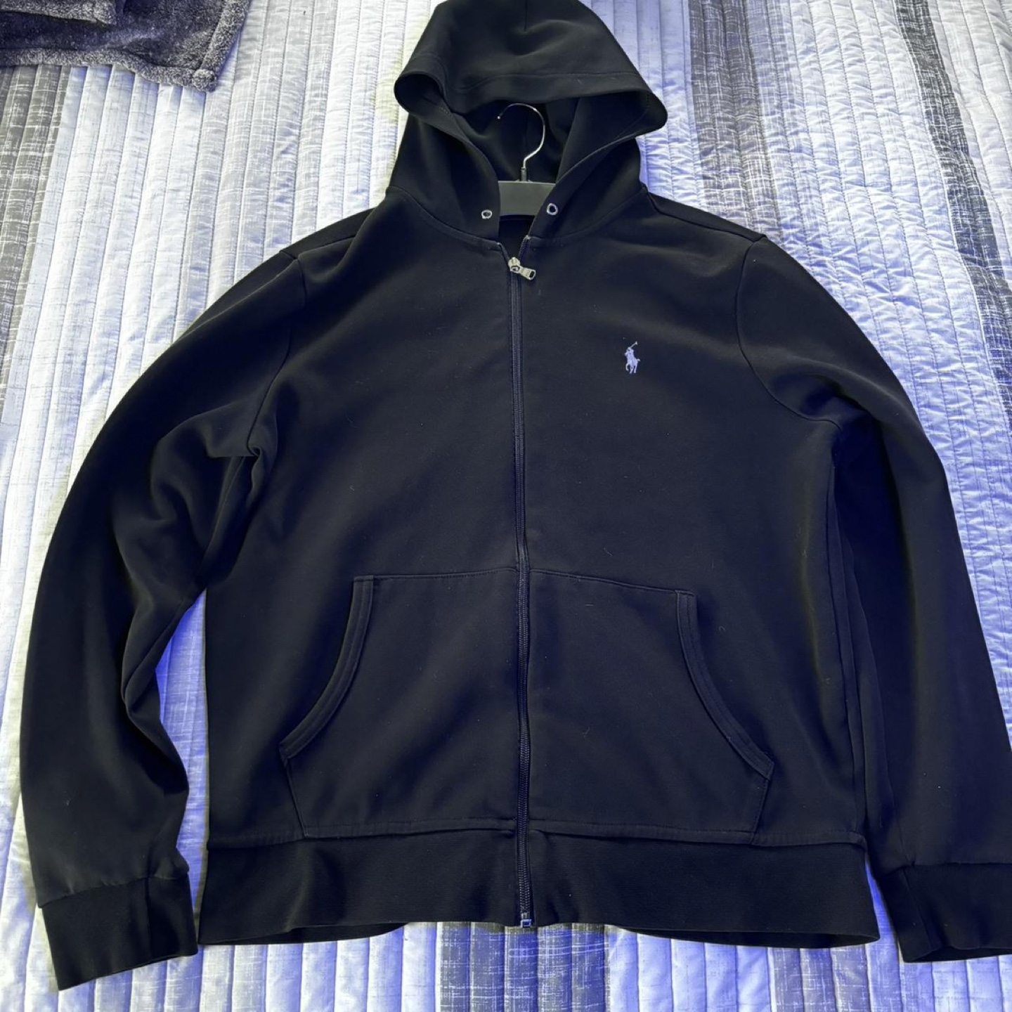 Polo Ralph Lauren Black Full Zip Hoodie