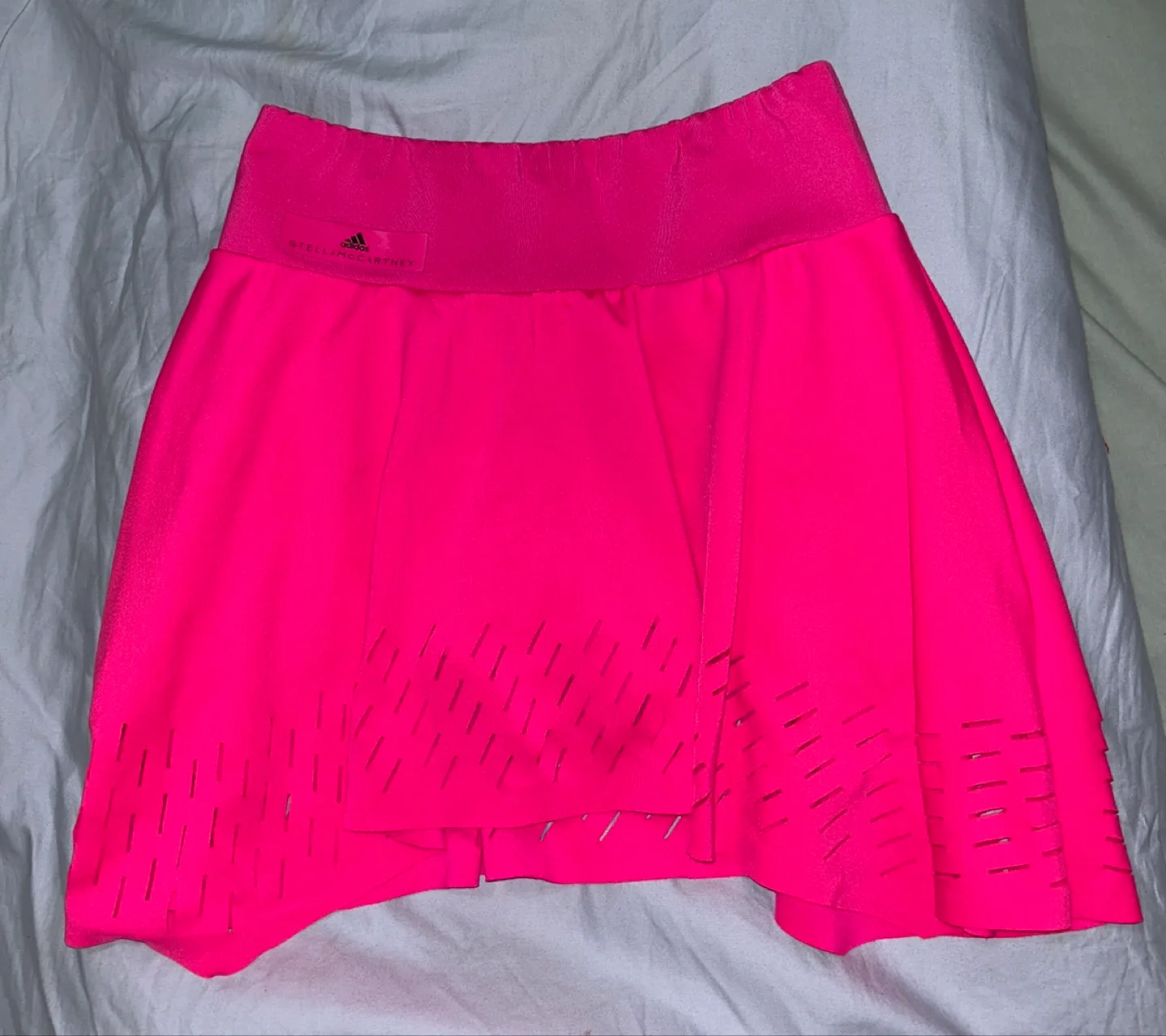 Hot Pink Adidas Stella McCartney Barricade Skirt - Size S thumbnail