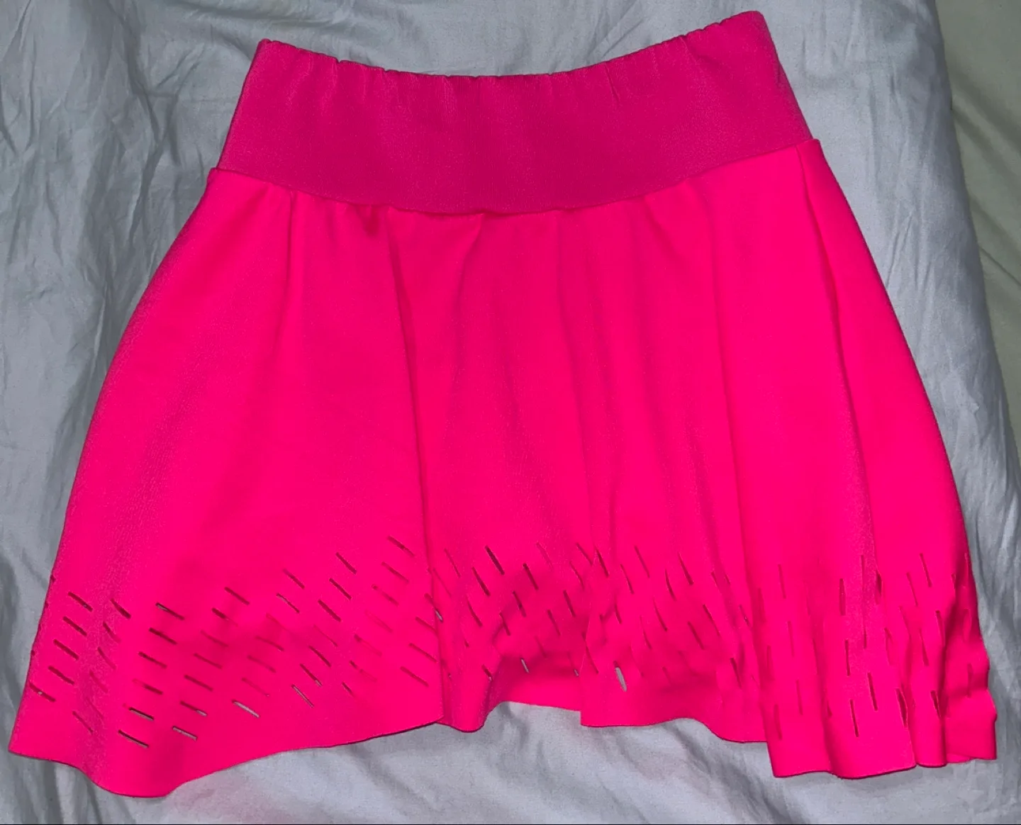 Hot Pink Adidas Stella McCartney Barricade Skirt - Size S image indicator(3)