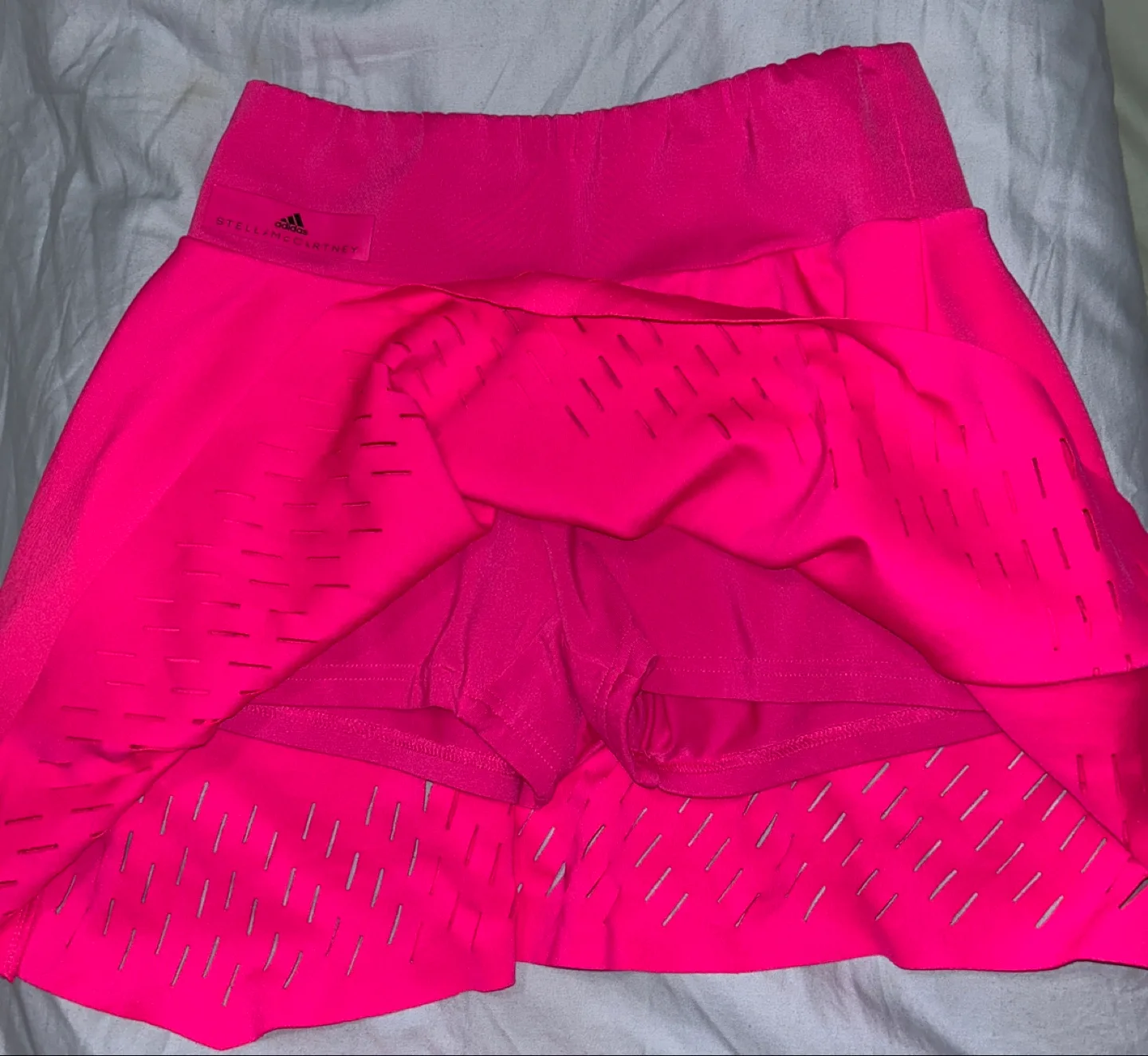 Hot Pink Adidas Stella McCartney Barricade Skirt - Size S image indicator(4)