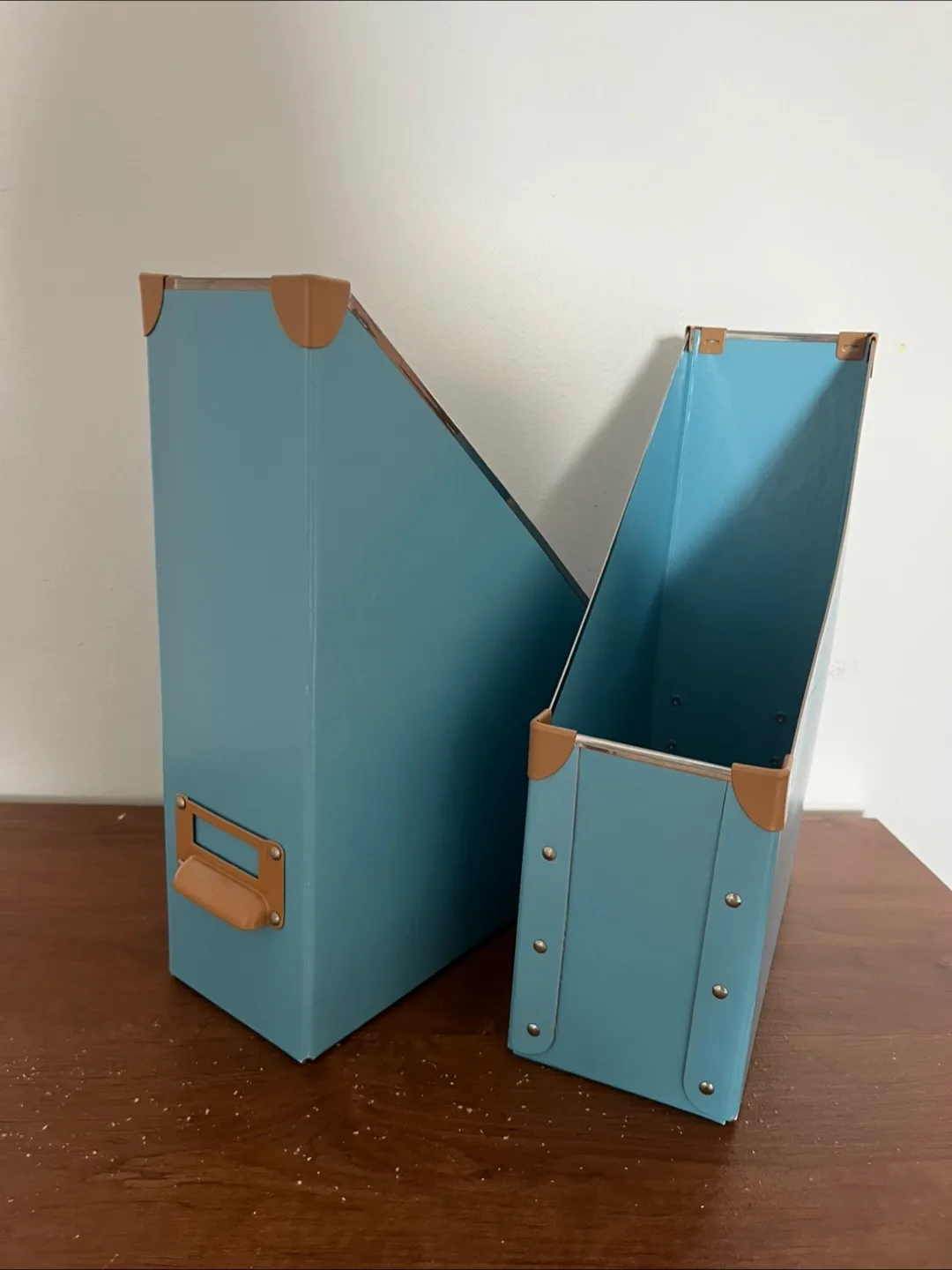 Set of 2 Blue File Holders thumbnail