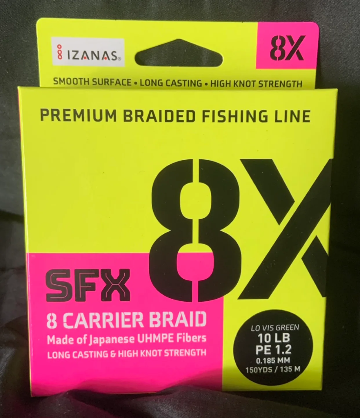 Sufix SFX 8 Carrier Braid Fishing Line - 10 lb thumbnail