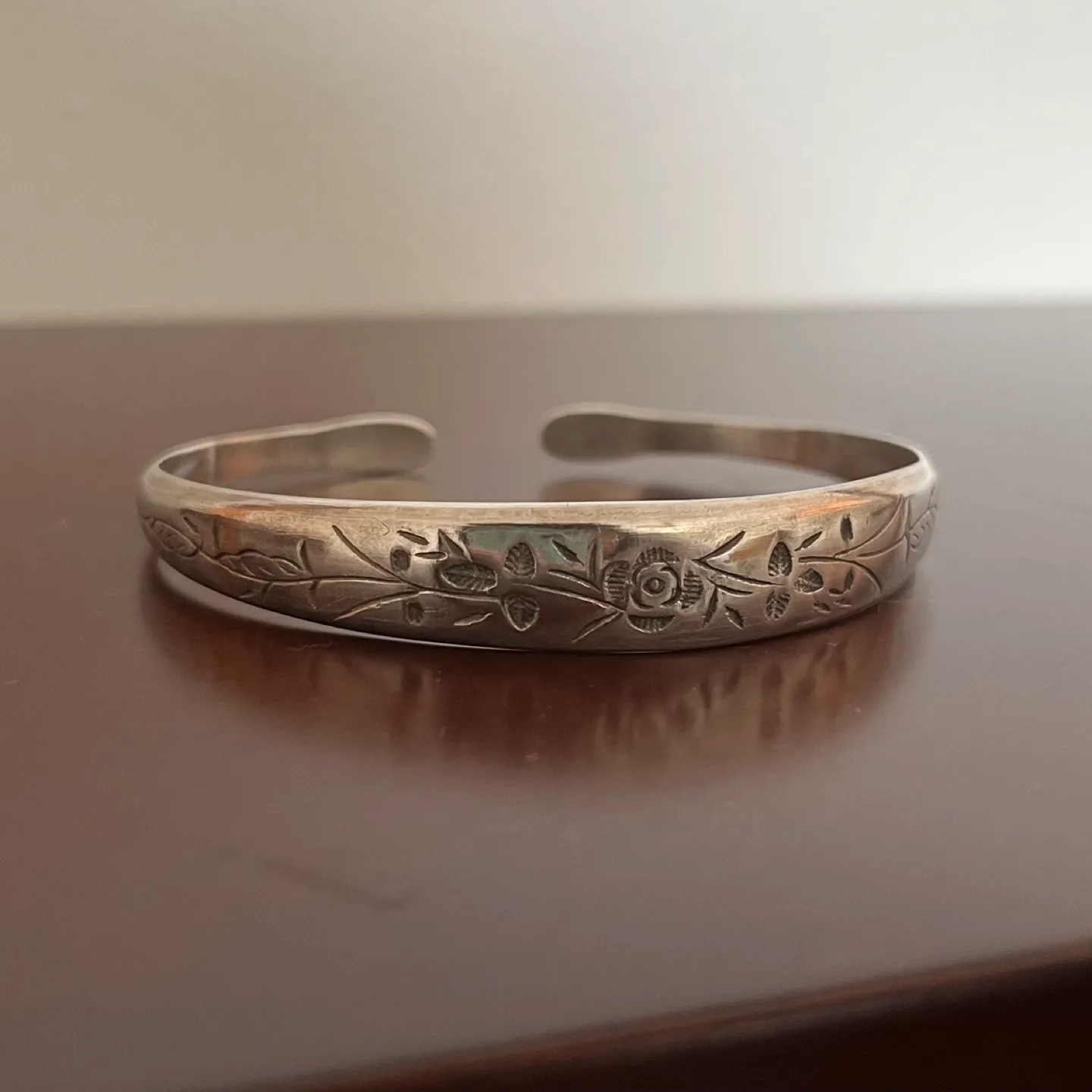 Silver Bangle Bracelet thumbnail