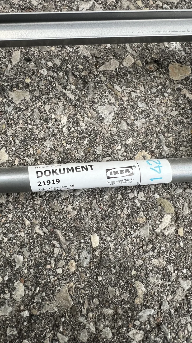 IKEA Dokument Letter Tray - Silver image indicator(3)