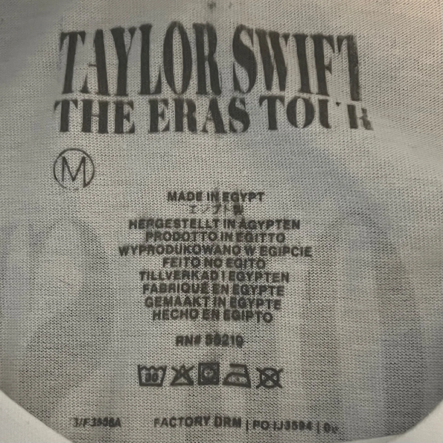 NEW Taylor Swift Eras Tour T-Shirt - Size M (All tour dates) image indicator(2)