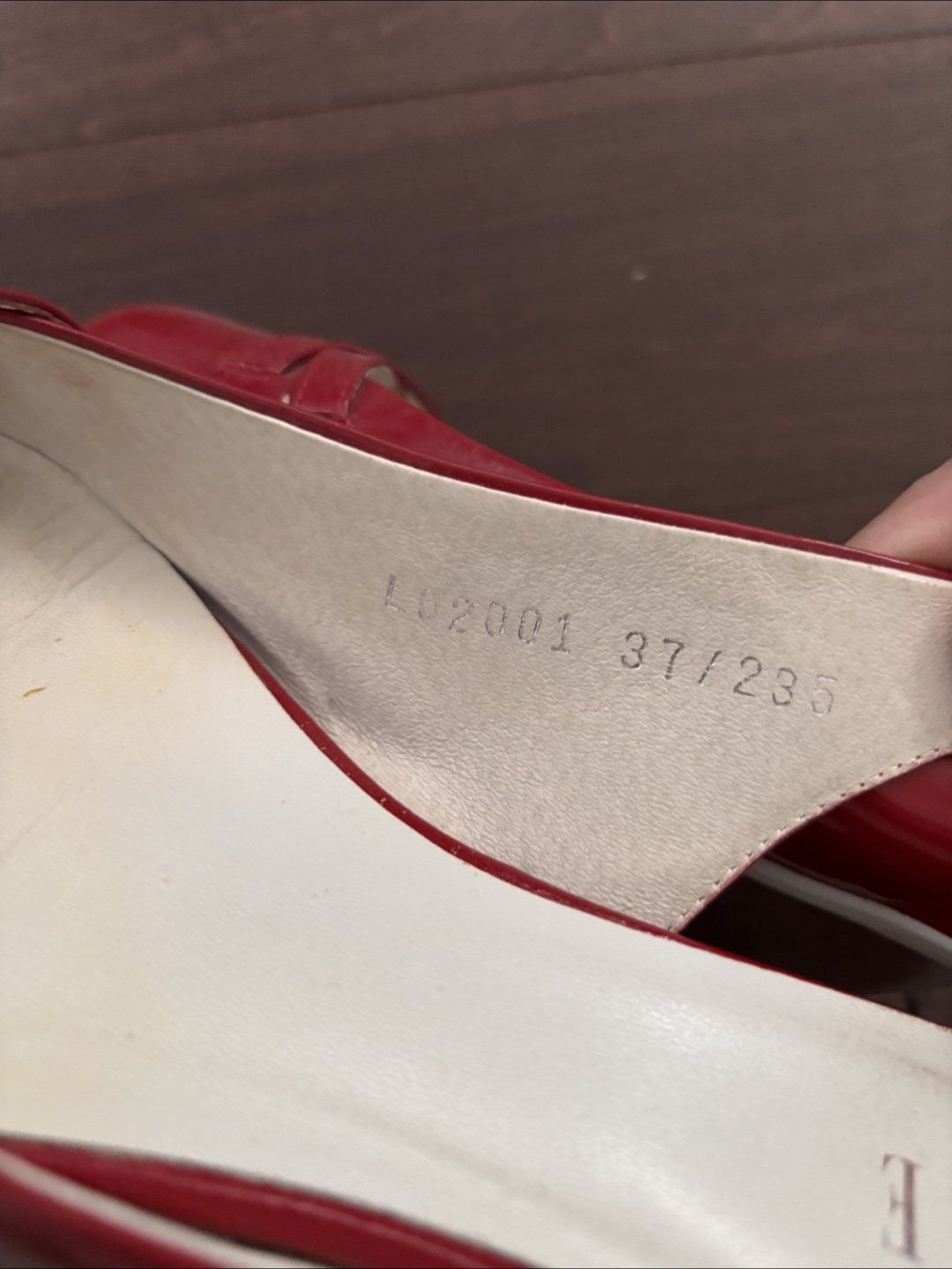 ELLE Red Slingback Heels - Size 7 (37) - photo 3