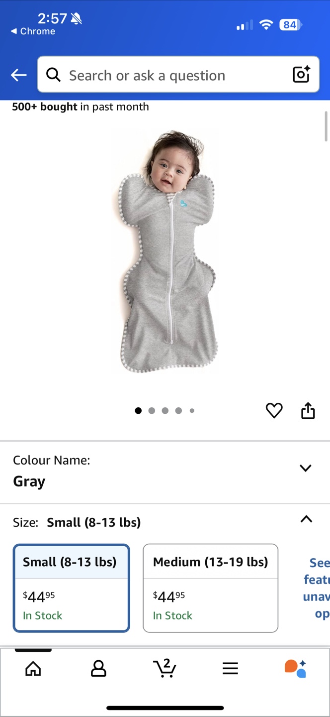 Love To Dream Swaddle UP - Small (8-13 lbs) - photo 4