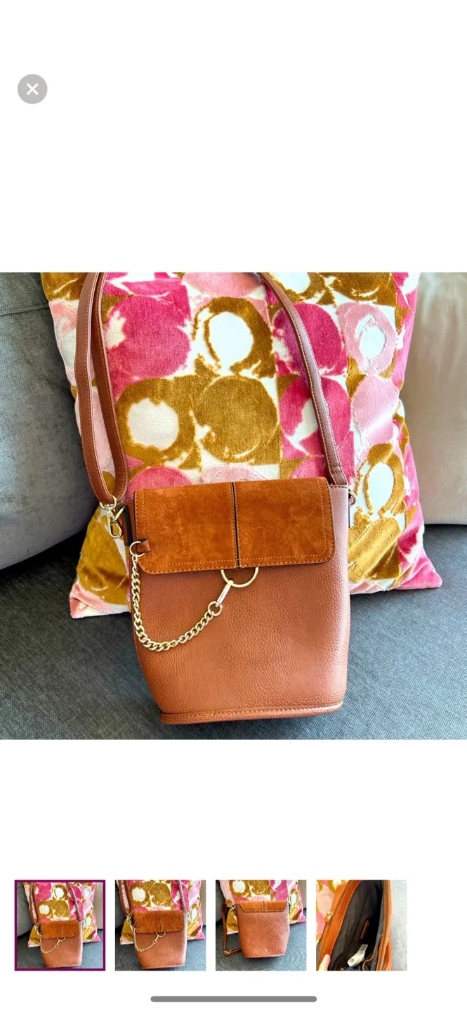 Almost New Leather Crossbody Bag thumbnail