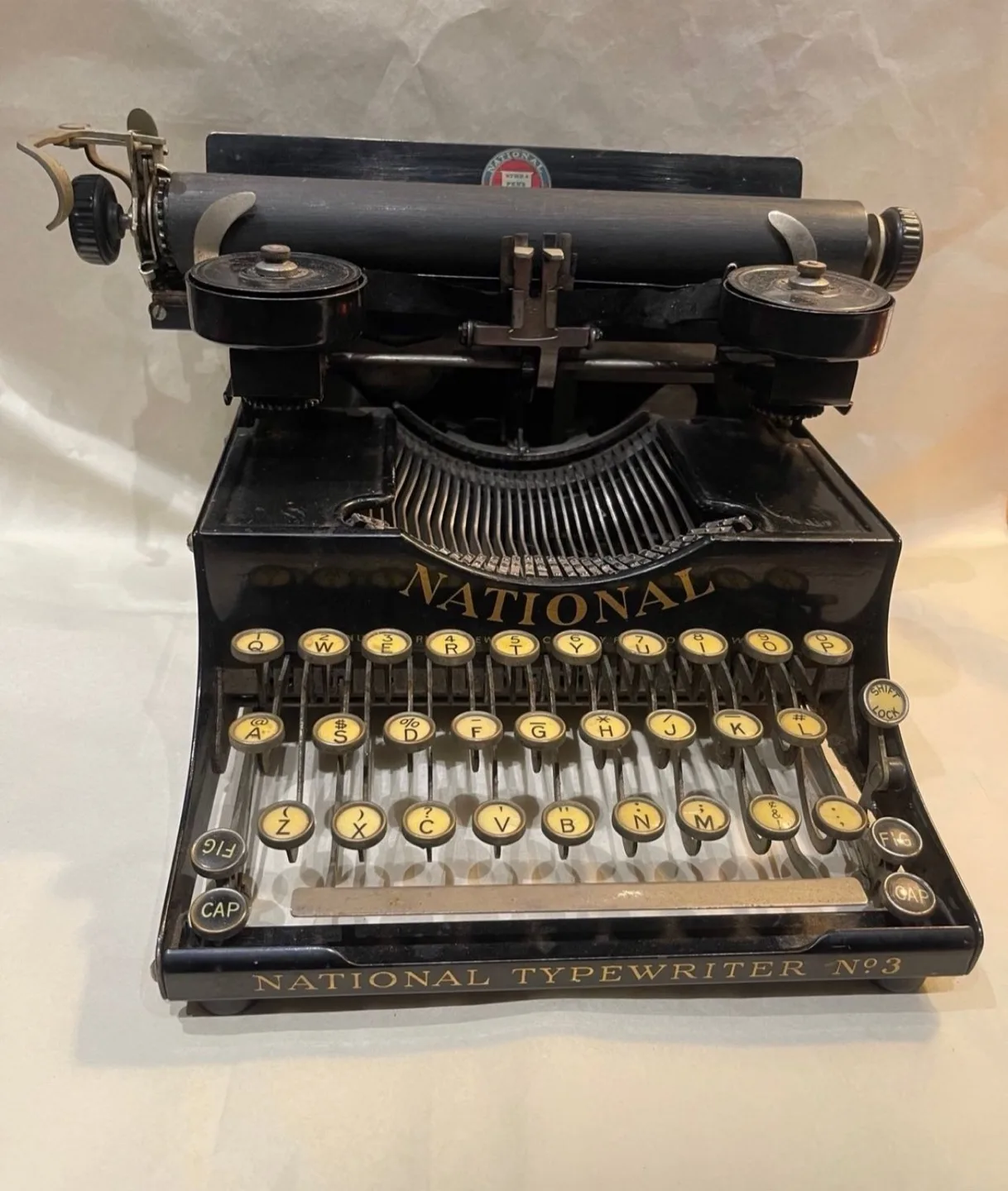 Vintage National Typewriter No. 3 thumbnail