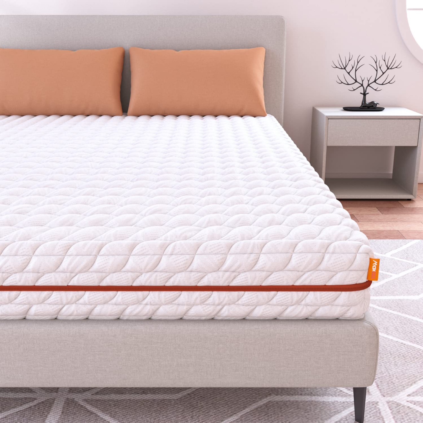 New Maxzzz 6 Inch Queen Memory Foam Mattress,Gel Infused