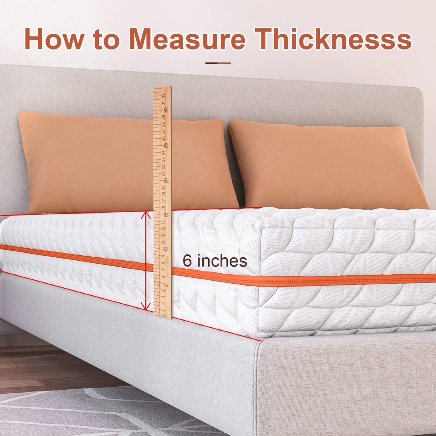 New Maxzzz 6 Inch Queen Memory Foam Mattress,Gel Infused - photo 3