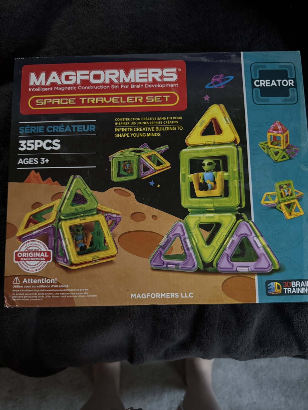 Magformers Space Traveler Set - 35 Pieces, Ages 3+
