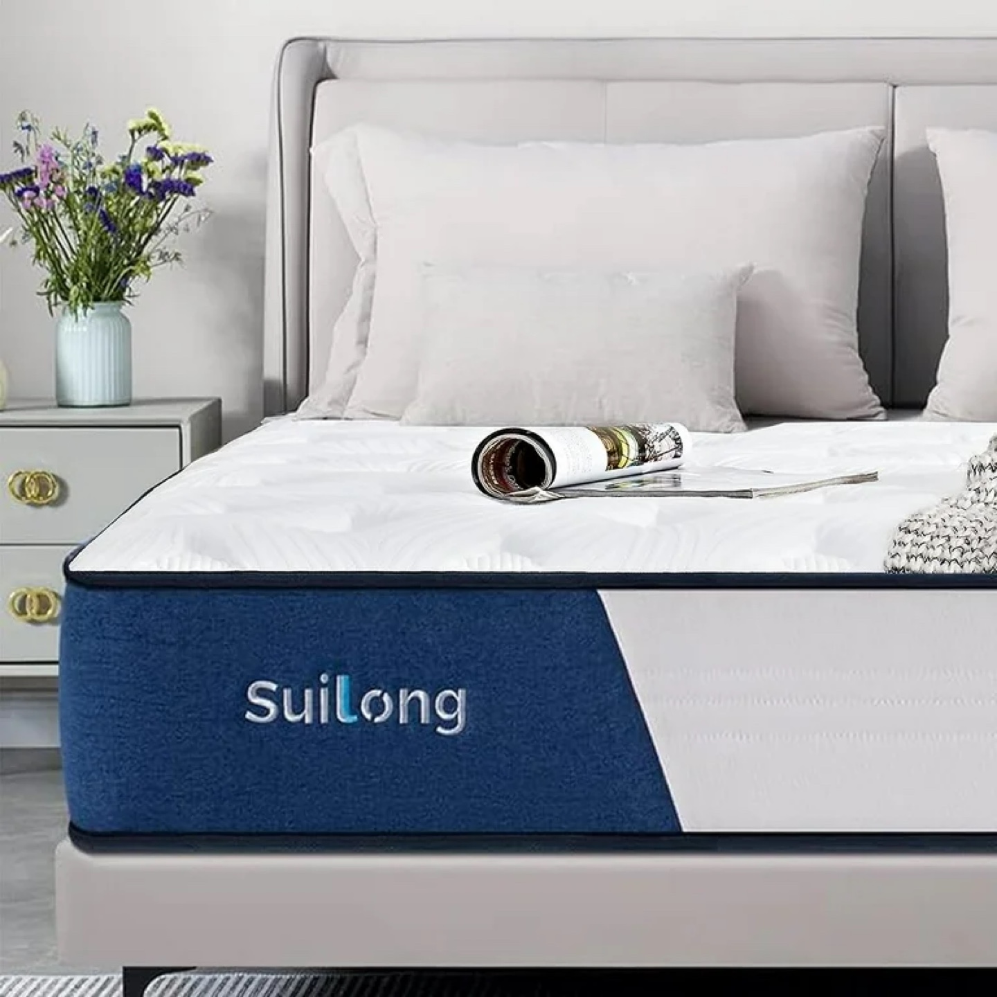 New Queen Mattress, SUI LONG 10 Inch Hybrid