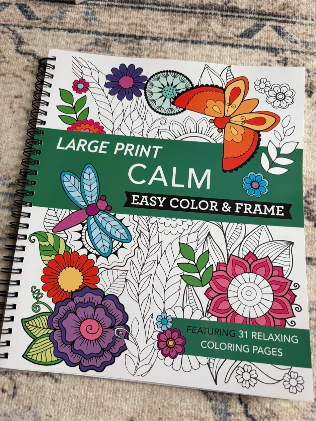 Large Print Calm Coloring Book thumbnail