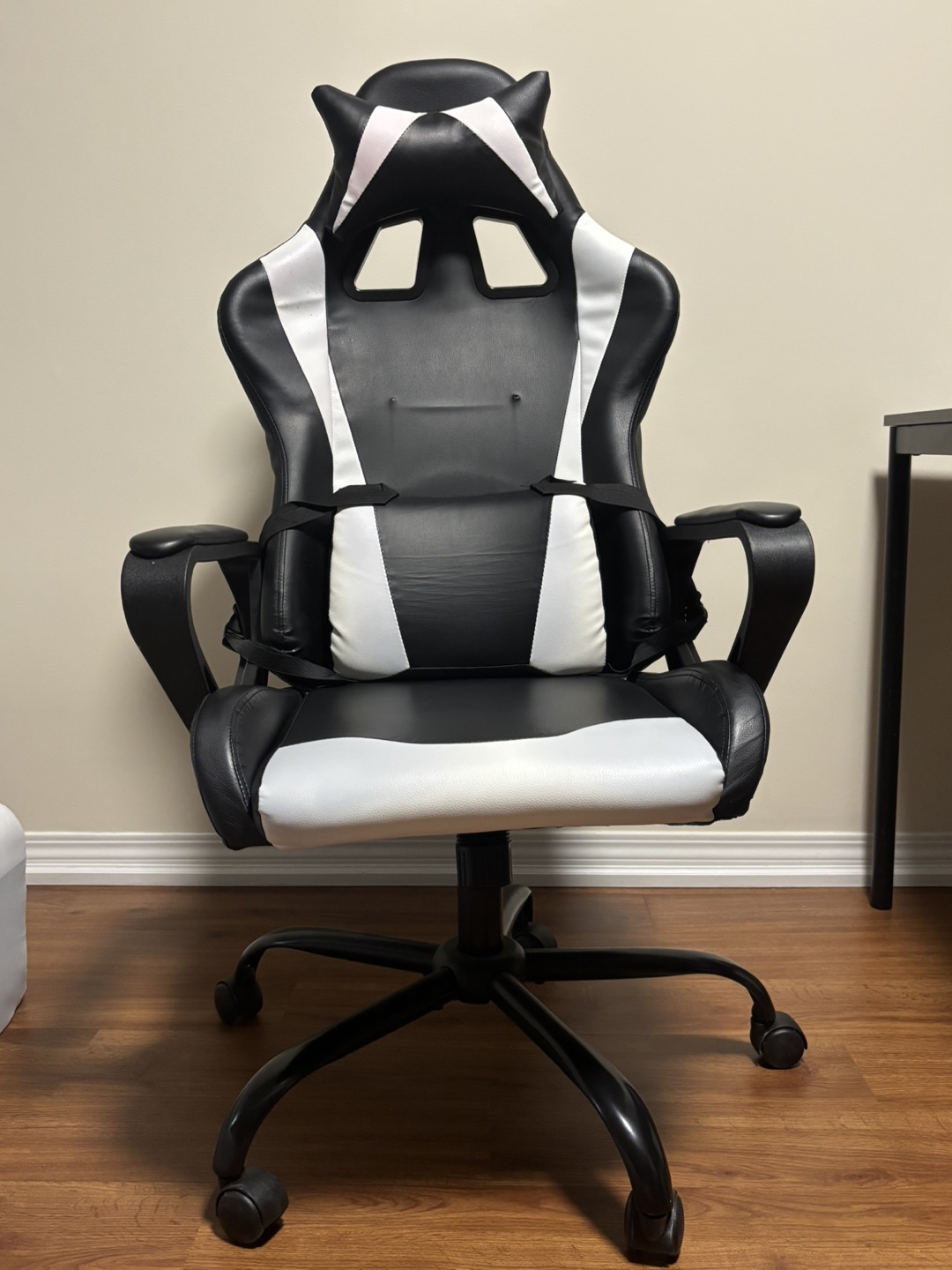 Black and White Gaming Chair