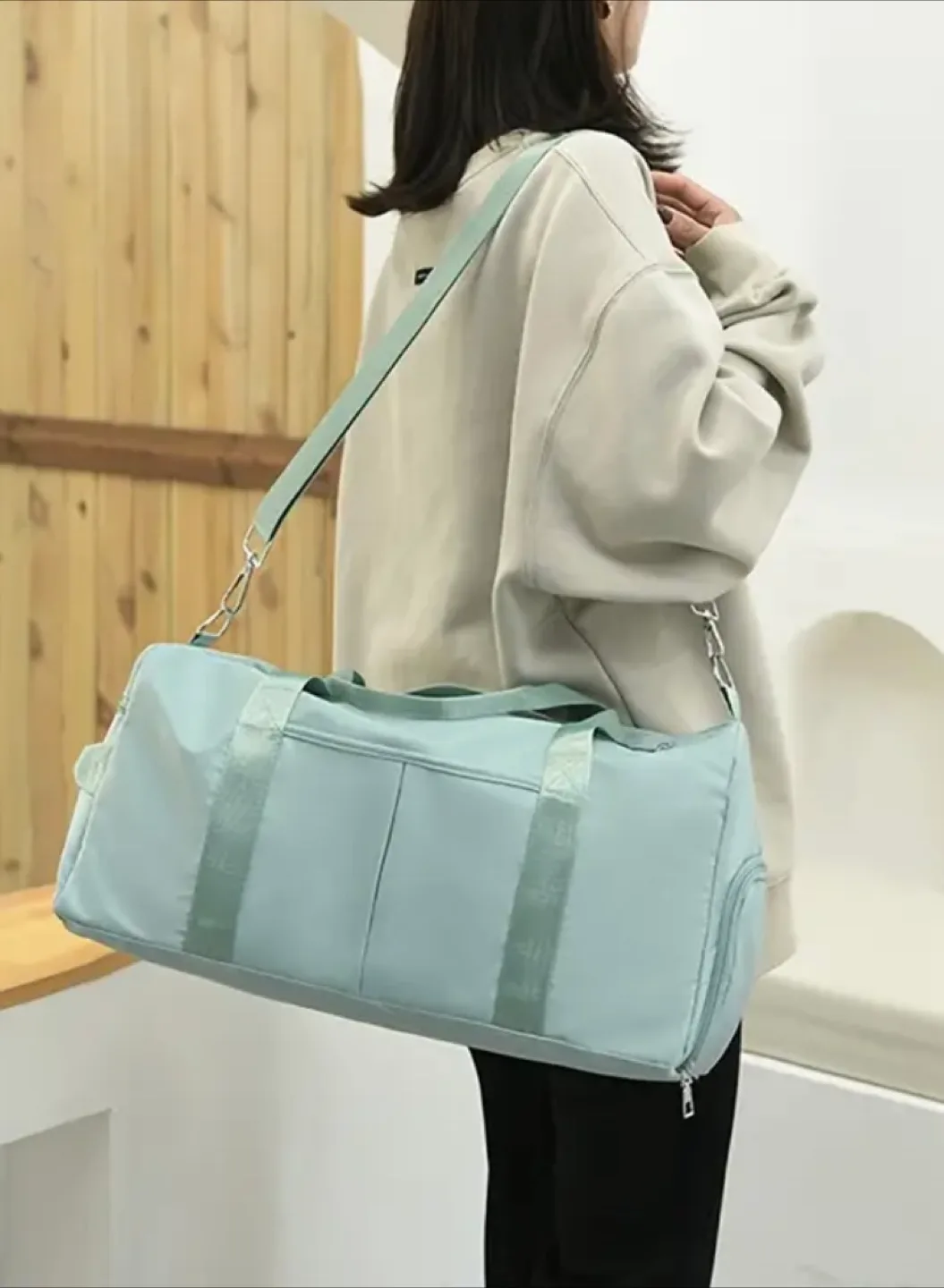 Green Gym Duffel Bag thumbnail