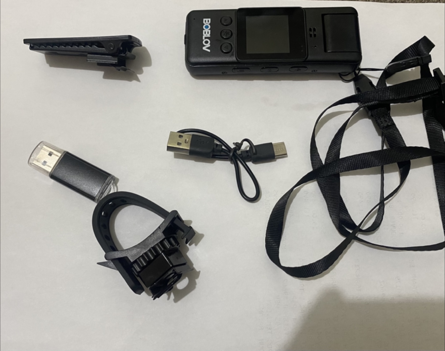BOBLOV Body Camera w/ Accessories