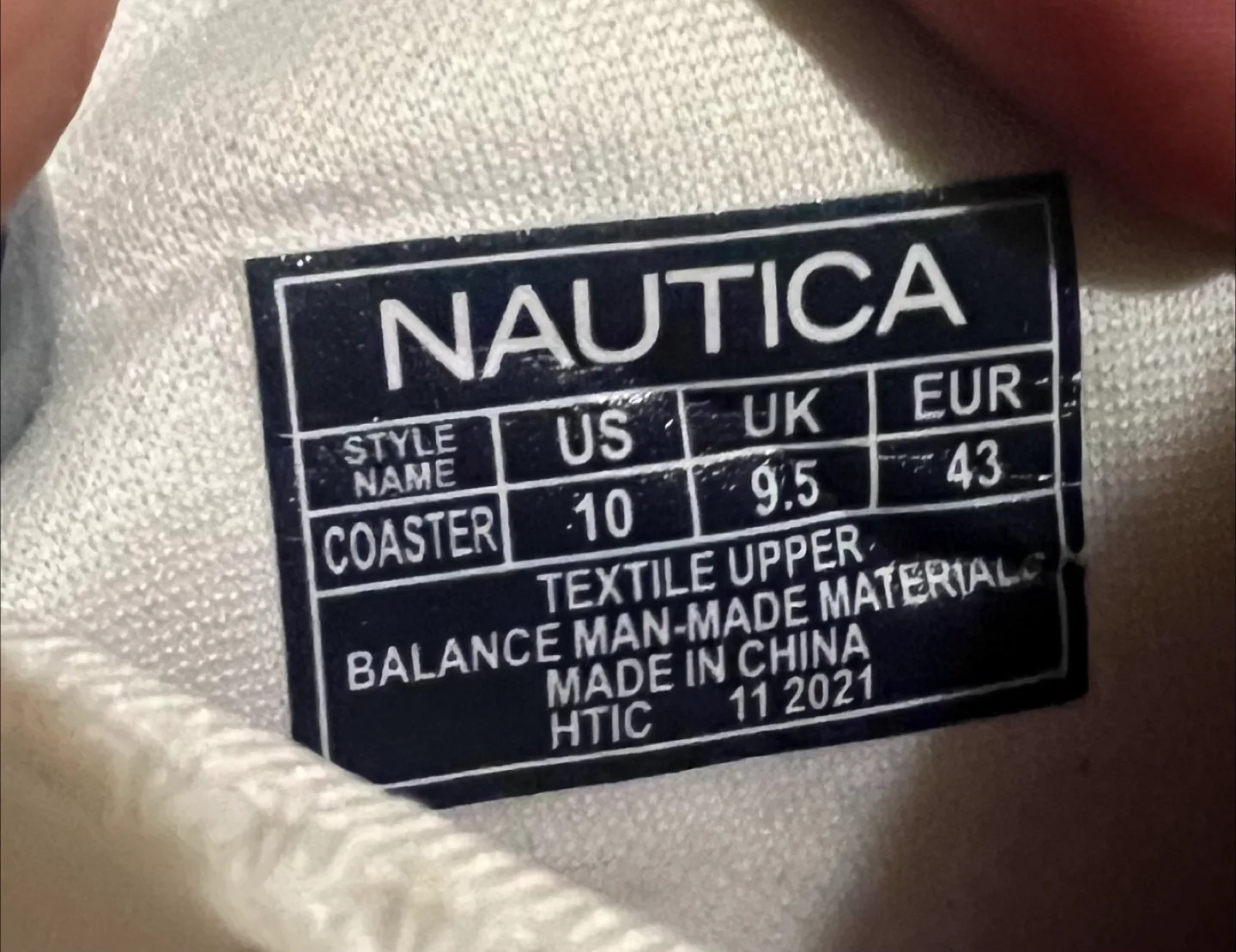 Nautica Coaster White Sneakers - US 10 image indicator(4)