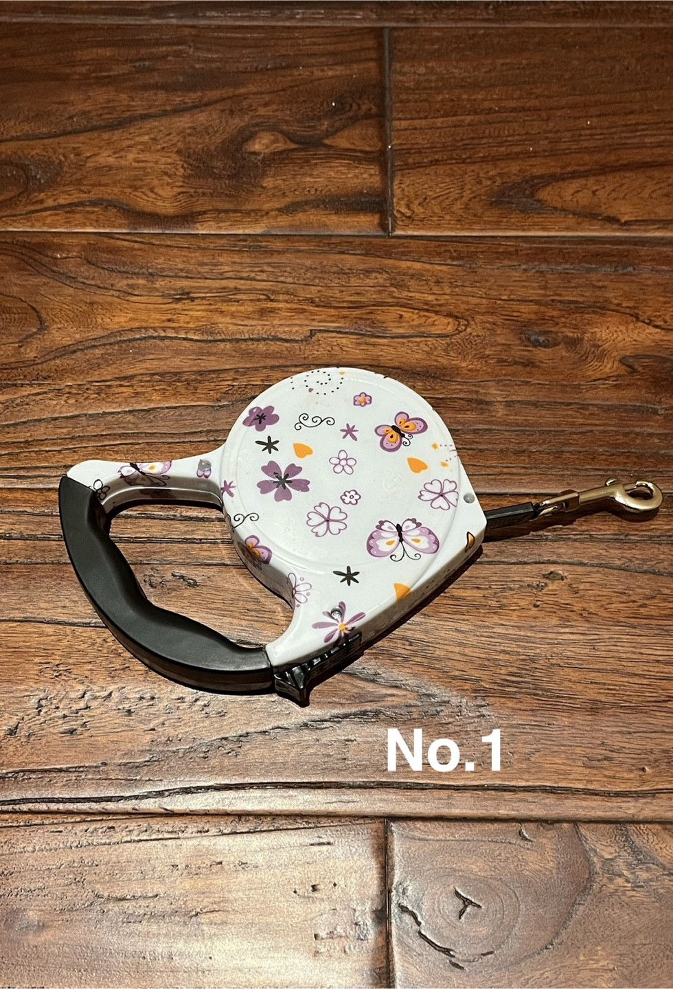 Retractable Dog Leash - Butterfly & Polka Dot Patterns - photo 3