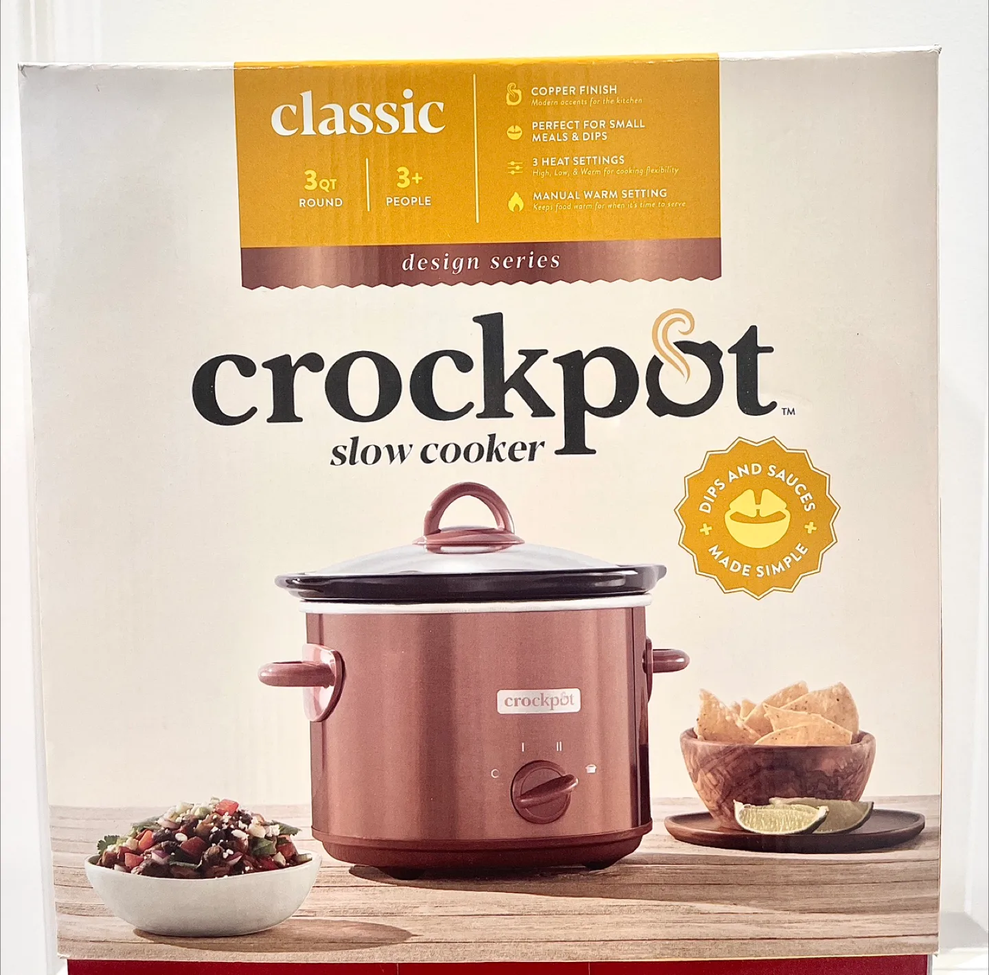 🔥🔥Crockpot Classic 3QT Slow Cooker - New in Box! thumbnail