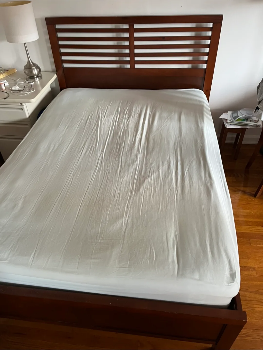 Solid Wood Full Sized Bed Frame thumbnail