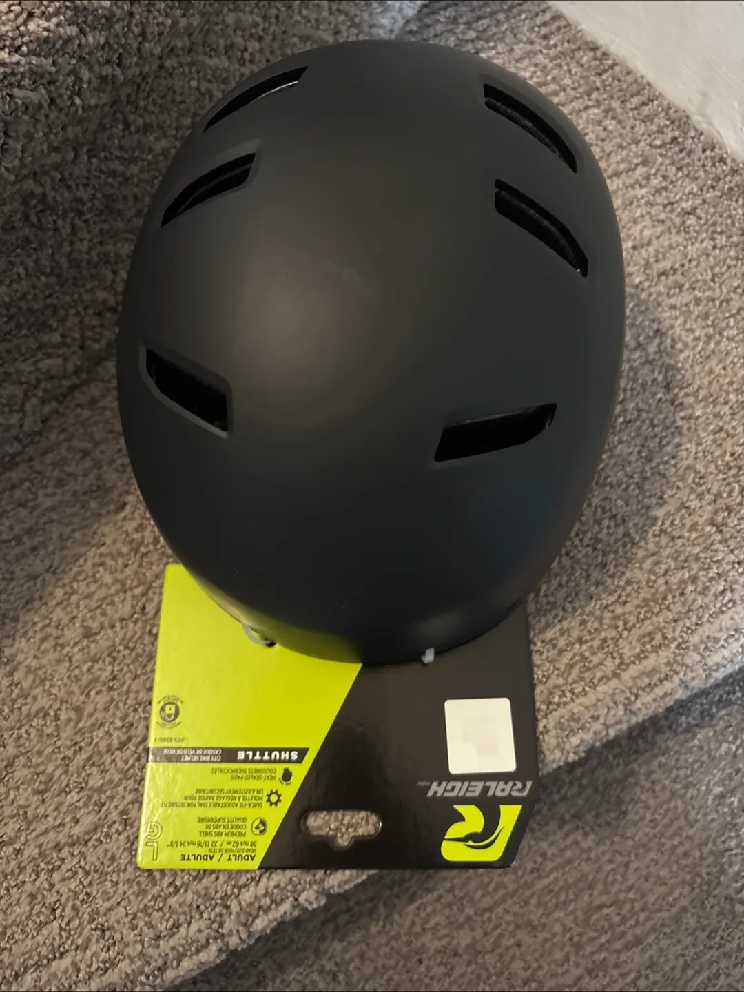 Raleigh Shuttle Adult Bike Helmet - Black thumbnail