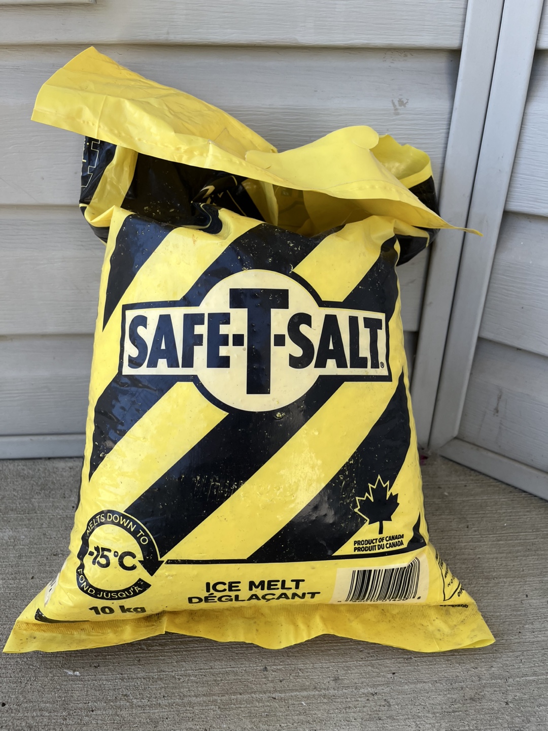 5 bags of Safe-T-Salt Ice Melt - 10 kg Bag