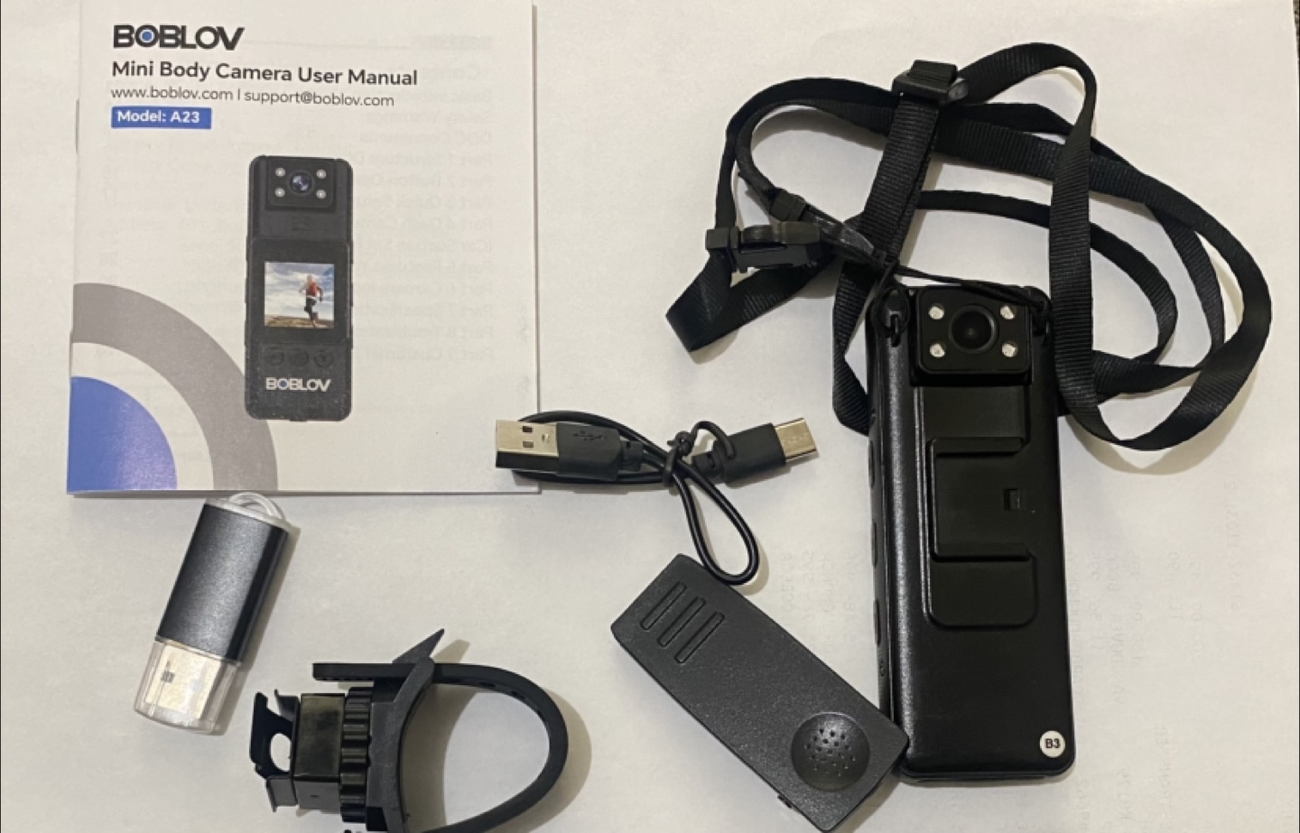 BOBLOV Body Camera w/ Accessories - photo 3
