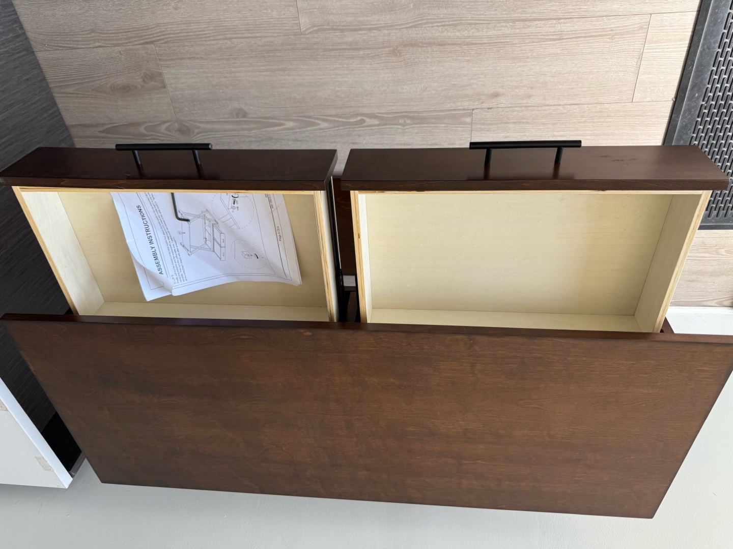 Wood Desk with Drawers ELGIN MODERN CONSOLE TABLE - photo 5